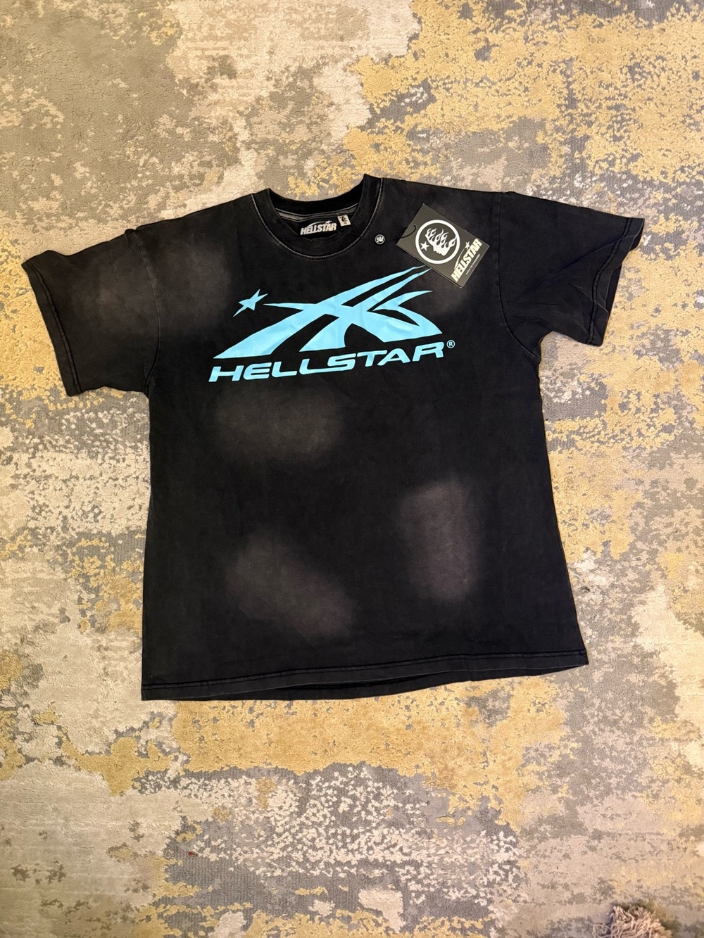 (Authentic) XL Sport Blue Hellstar Shirt *BOUGHT FROM STOCKX*